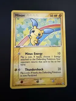 Pokemon TCG 2004 Hidden Legends Minun #67/101 Near Mint - Image 1
