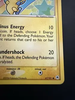 Pokemon TCG 2004 Hidden Legends Minun #67/101 Near Mint - Image 2