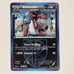 Krookodile 70/116 Rare BW Plasma Freeze LP Team Plasma Pokemon - Image 1