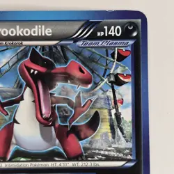 Krookodile 70/116 Rare BW Plasma Freeze LP Team Plasma Pokemon - Image 3