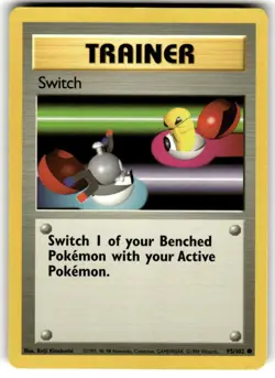 Switch - 95/102 - Base Set - Unlimited - Common - Pokemon TCG - WOTC - NM - Image 1