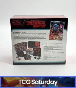 POKEMON DESTINED RIVALS POKEMON CENTER ELITE TRAINER BOX ETB SEALED - Image 2