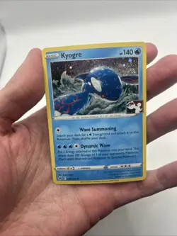 036/159 Kyogre Prize Pack Series 4 Stamped Pokemon TCG Crown Zenith Cosmos Holo - Image 3
