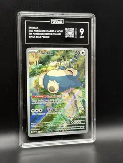 2023 POKEMON 151 POKEMON CENTER ELITE TRAINER BOX PROMO SVP #051 SNORLAX TAG 9 - Image 1