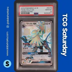 2019 POKEMON SM HIDDEN FATES #SV79/SV94 SILVALLY GX SHINY VAULT RARE PSA 10 - Image 1