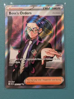 Boss’s Orders 256/217 Ultra Rare Full Art Pokemon TCG Ascended Heroes NM - Image 1