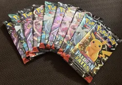PALDEAN FATES Pokemon Booster Pack Lot / Bundle New Sealed TCG 🪩 10 Packs 🪩 - Image 1