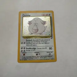 Moderately Played Chansey - 3/130 - Holo Rare - Unlimited Edition Pokemon Base S - Image 1