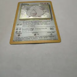 Moderately Played Chansey - 3/130 - Holo Rare - Unlimited Edition Pokemon Base S - Image 5