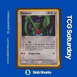2006 POKEMON #3/17 RAYQUAZA HOLO POP SERIES 1 - Image 1