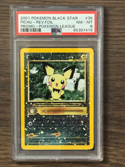 Pokemon Black Star Promo Pichu Reverse Holo PSA8 NEAR MINT PSA # 65307419 - Image 2