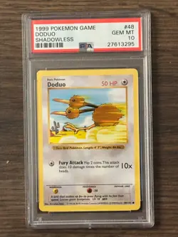 POKEMON SHADOWLESS DODUO #48 PSA10 # 27613295 - Image 1