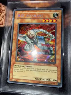 🔥 YUGIOH • D.D. ASSAILANT • SECRET RARE • DR04-EN244 • PSA 9 MINT 🔥 - Image 5