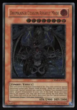 Doomkaiser Dragon/Assault Mode CRMS-EN019 EURO Ultimate Rare Yu-Gi-Oh - Image 1