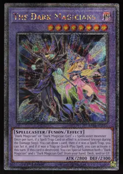 The Dark Magicians (Quarter Century Secret Rare) RA04-EN054 Yu-Gi-Oh - Image 1