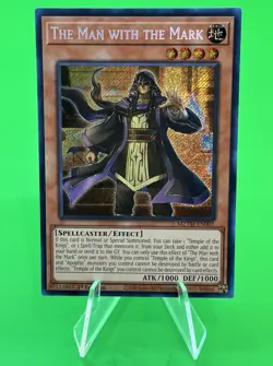Yu-Gi-Oh Maze Of The Master The Man With The Mask Secret Rare MZTM-EN001 NM!!! - Image 1