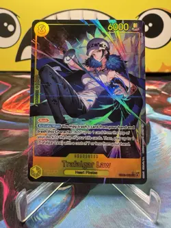 ONE PIECE - TRAFALGAR LAW - EB03-062 ALT ART SECRET RARE ENG EB03 NEW - Image 1
