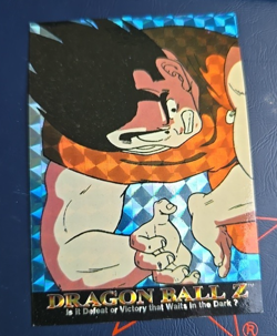 1996 Dragon Ball Z Card #06 Goku Kamehameha Holo Foil Prism - Image 1