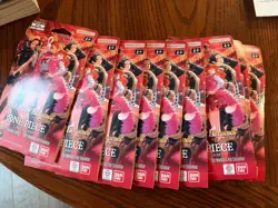 ONE PIECE Card Game EB-03 Heroines Sleeved Booster Pack LOT of 10 NEW Sealed - Image 1
