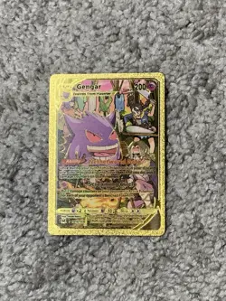 Gengar HP200 Netherworld Gate Super Rare Gold Accent Foil Fan Art Cards - Image 1