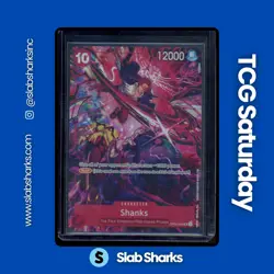 2026 ONE PIECE PROMO CARDS #OP09-004 SHANKS 2ND ANNIVERSARY SET ALT ART - Image 1