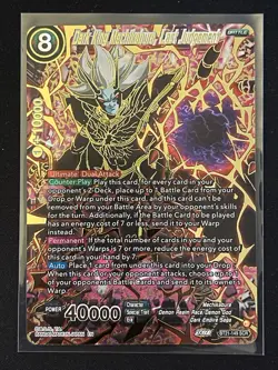 Dragon Ball Super Card Game Dark King Mechikabura, Last Judgement SCR Foil Card - Image 1