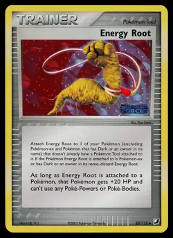 Pokemon Card - Energy Root Unseen Forces 83/115 Uncommon Reverse Holo Stamped - Image 1
