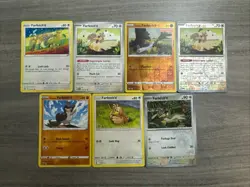 Farfetch’d Pokemon Card Collection Lot Of 7 With Reverse Holos - Image 1