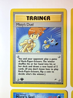 Pokemon TCG Misty's Cerulean City Gym Team Vintage Card Bundle - Gym Heroes - NM - Image 2