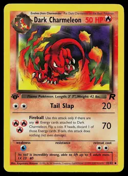Pokemon Card - Dark Charmeleon Team Rocket 32/82 Uncommon 1st Edition - Image 1