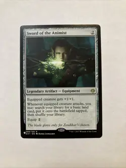 Sword of the Animist Commander Masters, Regular, CMM 0413, NM, NEAR MINT - Image 1