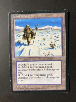 MTG Magic The Gathering - Adarkar Wastes - Ice Age - MP - Image 1