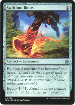 Swiftfoot Boots (Foil) - Foundations - Magic the Gathering (MTG) - Image 1