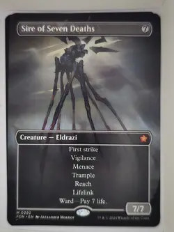 Sire of Seven Deaths (Borderless) Foundations Regular - Image 1