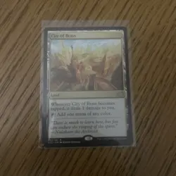 Magic the Gathering - City of Brass - Double Masters 2022 Regular NM MTG 321 2X2 - Image 1