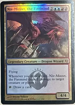Niv-Mizzet, the Firemind - FOIL - Duel Decks: Izzet vs. Golgari - MTG Magic - NM - Image 1