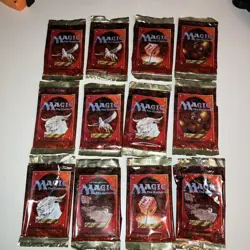12 Empty 4th Edition Booster Packs MTG Magic The Gathering - Image 1