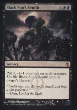 Black Sun's Zenith - Mirrodin Besieged: #39, Magic: The Gathering Nm C252 - Image 1