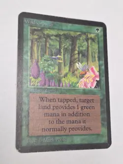 Wild Growth Alpha MTG Magic MP - Image 2