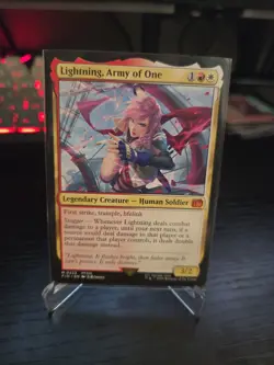Lightning, Army of One Magic The Gathering Final Fantasy NM - Image 1