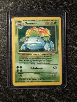 1999 Venusaur Holo Rare Pokemon Card TCG Base Set 15/102 - Image 1
