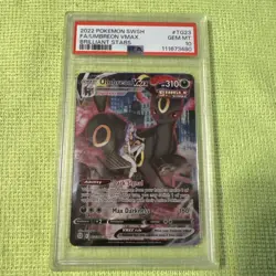 2022 Pokemon SWSH #TG23 FA/Umbreon VMAX Brilliant Stars PSA 10 - Image 1