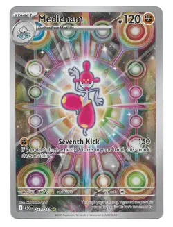 MEDICHAM ILLUSTRATION RARE 241/217 Pokemon TCG: Mega Evolutions Ascended Heroes - Image 1