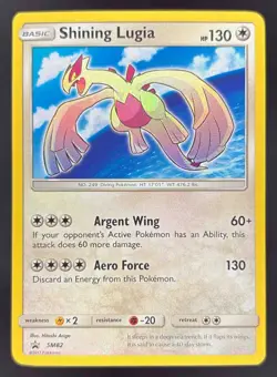 2017 Pokemon SM Black Star Promos #SM82 Shining Lugia - Image 1