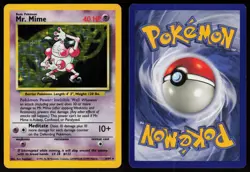 Mr. Mime 6/64 Rare Jungle Holo No Set Symbol Error Pokemon - Image 3