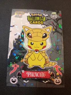 Pikachu Poncho Sandshrew #121 - Circle Holo - Collectoons Halloween 2025-Pokemon - Image 1
