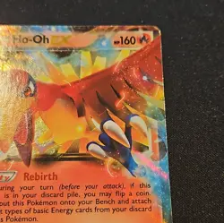 Pokemon Ho-Oh EX 22/124 Dragons Exalted Alternative Holo Deck Exclusive MP - Image 4