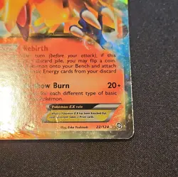 Pokemon Ho-Oh EX 22/124 Dragons Exalted Alternative Holo Deck Exclusive MP - Image 5