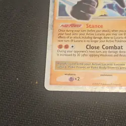 2007-09 Pokemon Diamond & Pearl Black Star Promos Lucario LvX Holo #DP12 s7g LP - Image 3