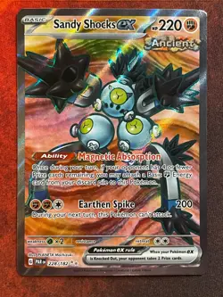Sandy Shocks ex - 228/182 - Pokemon SV: Paradox Rift Full Art Ultra Rare - Image 1